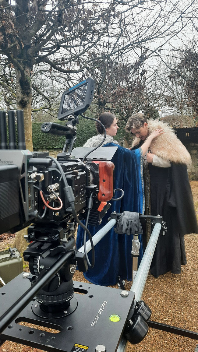 Isabella de Fortibus short film behind the scenes