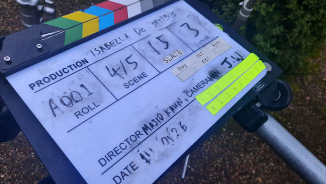 Isabella de Fortibus short film behind the scenes