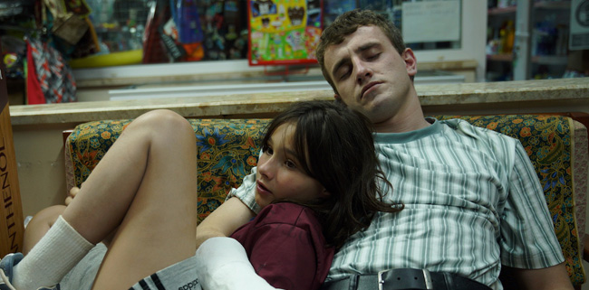Paul Mescal with Frankie Corio in the film Aftersun from director Charlotte Wells
