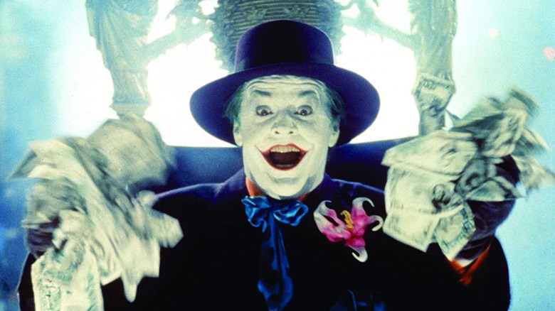 Jack Nicholson as the Joker
