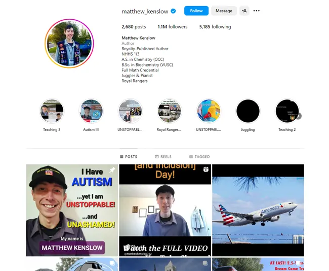Matthew Kenslow on Instagram