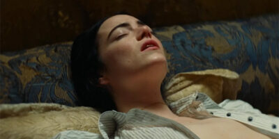 Emma Stone having sex in the film Poor Things