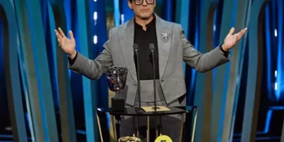 Robert Downey Jr at the BAFTAs 2024