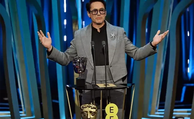 Robert Downey Jr at the BAFTAs 2024