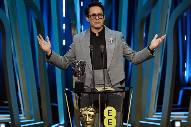 Robert Downey Jr at the BAFTAs 2024