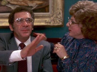 Sydney Pollack and Dustin Hoffman in Tootsie (1982)