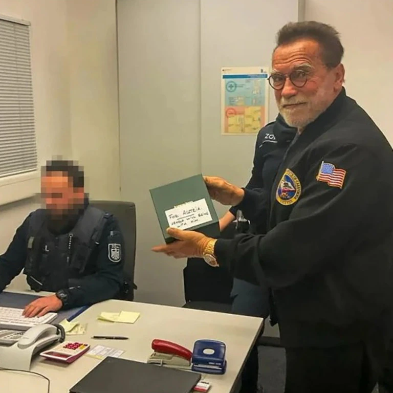 Arnold Schwarzenegger detained at a Munich airport over luxury watch.