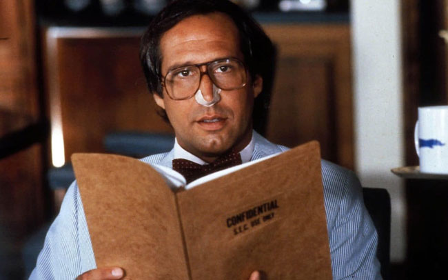 Chevy Chase in Fletch