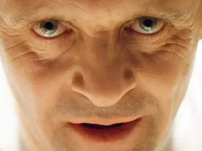 Anthony Hopkins in Silence of the Lambs