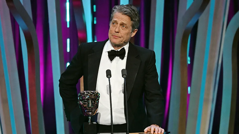 Hugh Grant at the BAFTAs 2024