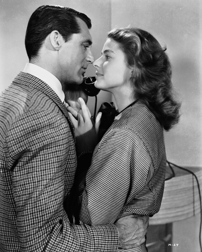 Ingrid Bergman and Cary Grant in Notorious (1946)