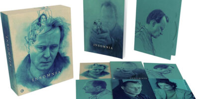 Insomnia UK limited edition 4K UHD and Blu-ray packaging featuring Stellan Skarsgård.