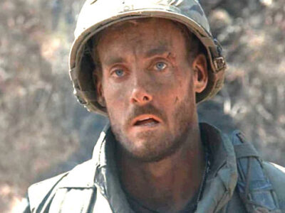 Actor John C. McGinley, pictured in the 1980s wearing Vietnam War-era U.S. military fatigues as the sycophantic Sgt. Red O'Neill in the film Platoon.