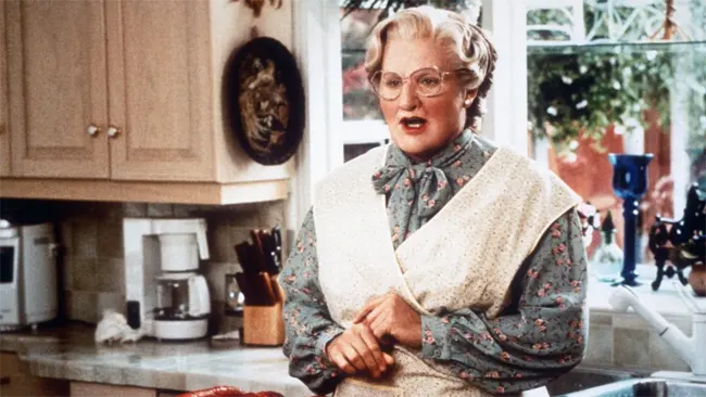 Robin Williams in Mrs Doubtfire