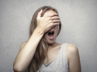 Woman - Girl - Frightened - Scared - Horror - Free Use