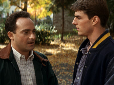 Kevin Pollak and Tom Cruise in A Few Good Men
