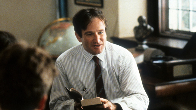 Robin Williams in Dead Poet's Society