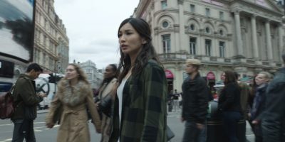 Sersi (Gemma Chan) in Marvel Studios’ ETERNALS. Photo courtesy of Marvel Studios. ©Marvel Studios 2021. All Rights Reserved.
