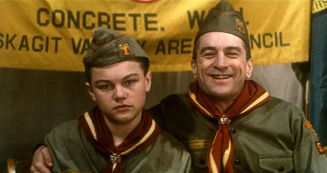 Robert De Niro with Leonardo DiCaprio in This Boy's Life