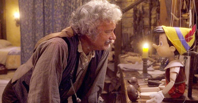 Tom Hanks as Geppetto in Pinocchio