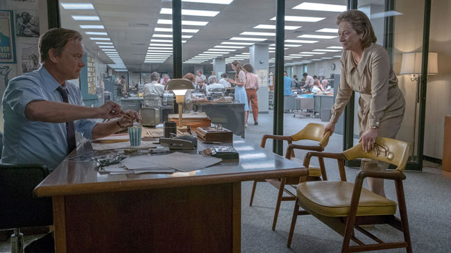 Tom Hanks and Meryl Streep in The Post