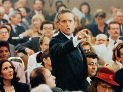 Michael Douglas in Oliver Stone's Wall Street (1987)