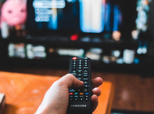 Watching TV, Netflix, Streaming Movies