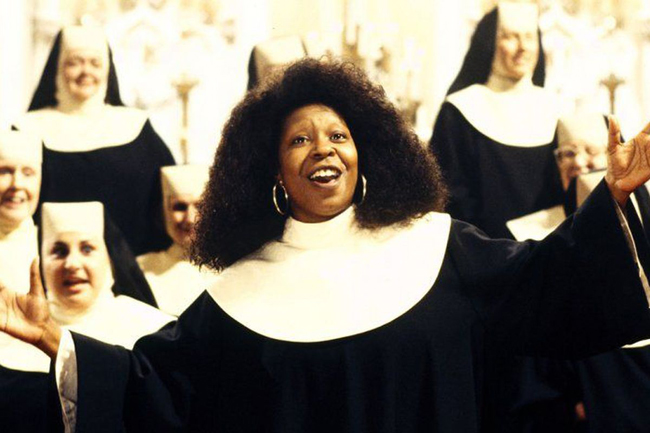 Whoopi Goldberg in Sister Act - feelgood films